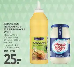 MENY Graasten Remoulade eller Miracle Whip tilbud