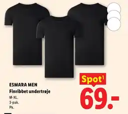 Lidl ESMARA MEN Finribbet undertrøje tilbud