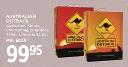MENY Australian Outback (boxed wine) tilbud