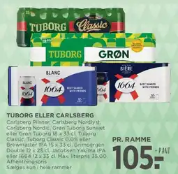 MENY Tuborg eller Carlsberg (ramme) tilbud