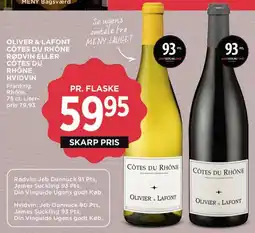 MENY Olivier & Lafont Côtes du Rhône tilbud