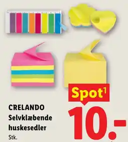 Lidl CRELANDO Selvklæbende huskesedler tilbud