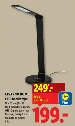 Lidl LIVARNO HOME LED-bordlampe tilbud