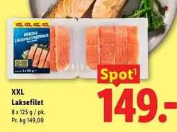 Lidl XXL Laksefilet tilbud