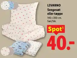 Lidl LIVARNO Sengesæt eller tæppe tilbud
