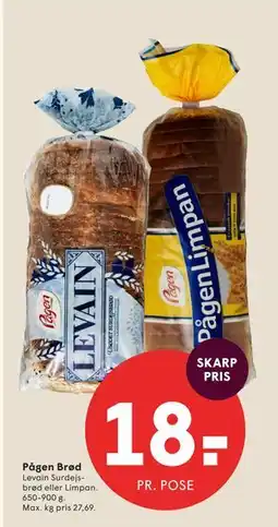 SPAR Pågen Brød tilbud