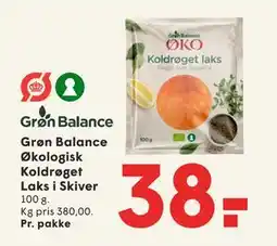 SPAR Grøn Balance Økologisk Kold røget Laks i Skiver tilbud