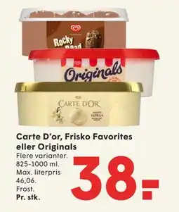SPAR Carte D’or, Frisko Favorites eller Originals tilbud