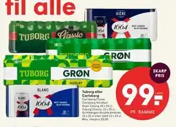 SPAR Tuborg eller Carlsberg tilbud