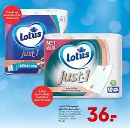 SPAR Lotus Toiletpapir eller Køkkenruller tilbud