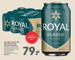 SPAR Pepsi Max, Faxe Kondi, Royal Classic eller Faxe Kondi Booster tilbud