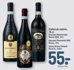 REMA 1000 Italiensk rødvin, 75 cl tilbud