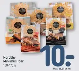 REMA 1000 Nordthy Mini müslibar tilbud