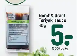 REMA 1000 Nemt & Grønt Teriyaki sauce tilbud
