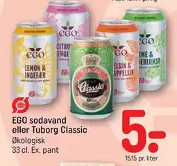 REMA 1000 EGO sodavand eller Tuborg Classic tilbud