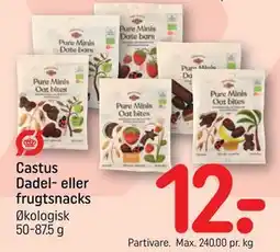 REMA 1000 Castus Dadel- eller frugtsnacks tilbud