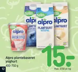 REMA 1000 Alpro plantebaseret yoghurt tilbud