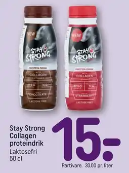 REMA 1000 Stay Strong Collagen proteindrik tilbud