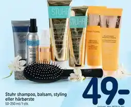 REMA 1000 Stuhr shampoo, balsam, styling eller hårbørste tilbud
