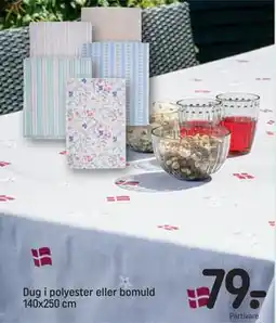 REMA 1000 Dug i polyester eller bomuld 140x250 cm tilbud
