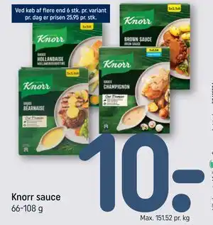 REMA 1000 Knorr sauce tilbud