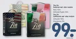 REMA 1000 The Zin Italiensk rød- eller rosévin tilbud