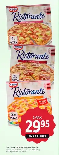 MENY DR. OETKER RISTORANTE PIZZA tilbud