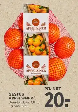 MENY GESTUS APPELSINER tilbud