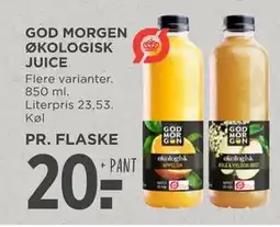 MENY GOD MORGEN ØKOLOGISK JUICE tilbud