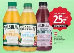 MENY VALSØLILLE DANSK JUICE ELLER SMOOTHIE tilbud