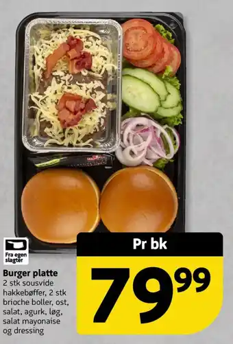 Løvbjerg Burger platte tilbud