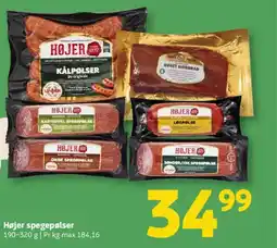 Løvbjerg Højer spegepølser tilbud