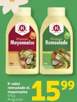 Løvbjerg K-salat remoulade el. mayonnaise tilbud