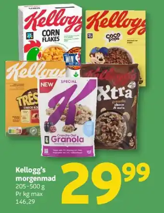 Løvbjerg Kellogg's morgenmad tilbud