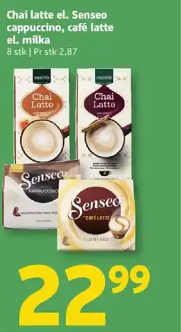 Løvbjerg Chai latte el. Senseo cappuccino, café latte el. milka tilbud