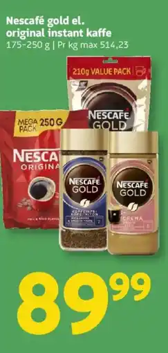 Løvbjerg Nescafé gold el. original instant kaffe tilbud