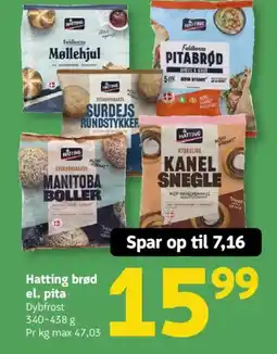 Løvbjerg Hatting brød el. pita tilbud