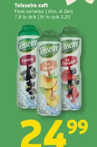 Løvbjerg Teisseire saft tilbud