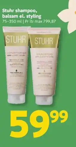 Løvbjerg Stuhr shampoo, balsam el. styling tilbud