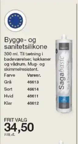 Harald Nyborg Bygge- og sanitetsilikone tilbud