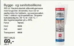 Harald Nyborg Bygge- og sanitetssilikone tilbud