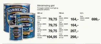 Harald Nyborg HAMMERITE Metalmaling glat tilbud