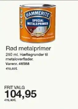 Harald Nyborg HAMMERITE Rød metalprimer tilbud