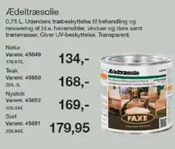 Harald Nyborg Ædeltræsolie tilbud