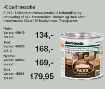 Harald Nyborg Ædeltræsolie tilbud