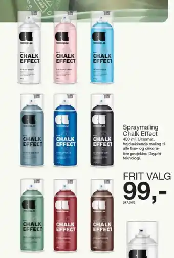 Spraymaling Chalk Effect