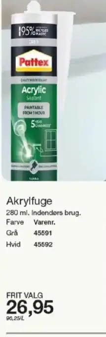 Pattex Akrylfuge