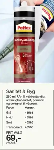 Harald Nyborg Pattex Sanitet & Byg tilbud