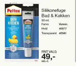 Harald Nyborg Pattex Silikonefuge Bad & Køkken tilbud