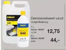 Harald Nyborg BORUP Demineraliseret vand tilbud